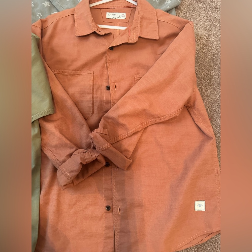 Zara boys fall color shirt size 10